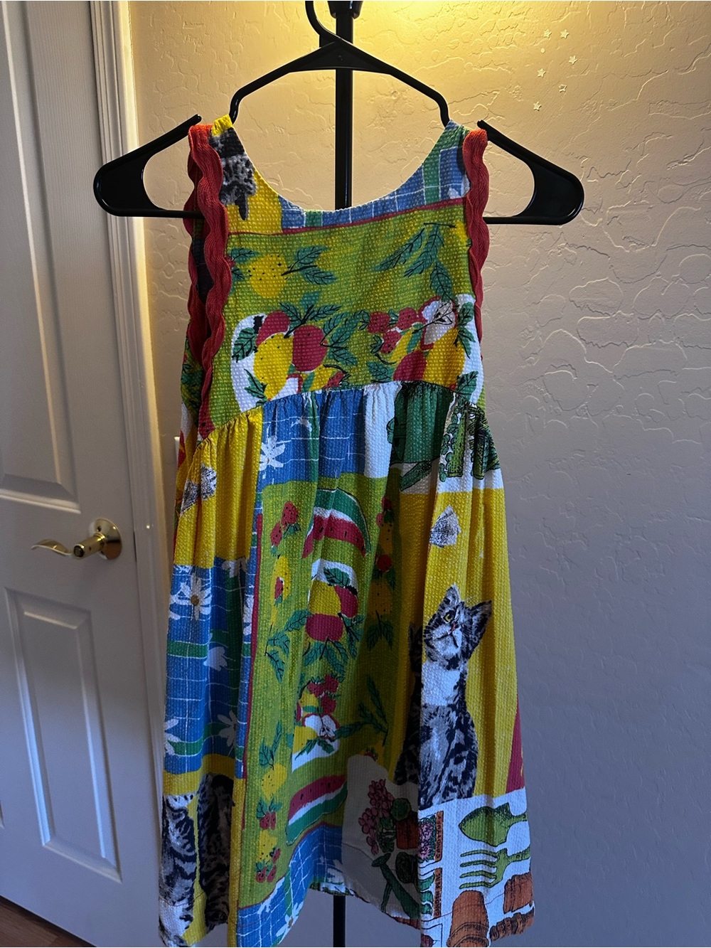 Kimchi Blue Patchwork Scalloped Babydoll Dress - Picture 4 of 7
